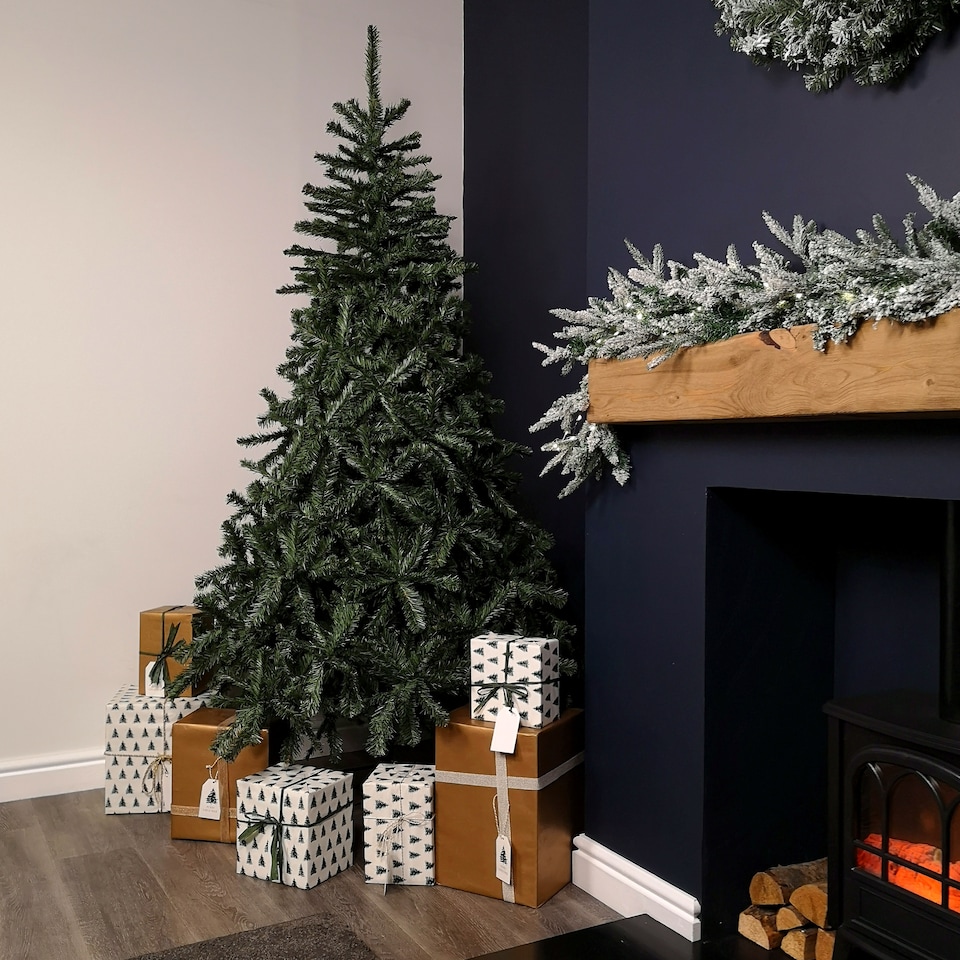 image 1 of 7ft (2.1m) Woodcote Spruce Artificial Christmas Tree