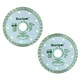 image 2 of 115mm 4.5" 1.2mm Turbo Diamond Ceramic Tile Cutting Disc for Angle Grinders 10pk