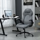 image 2 of Vinsetto Gaming Chair, Office Desk Chair, Comfy Computer Chair with Adjustable Arms and Rolling Wheels for Home Work Study, Charcooal Grey