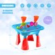 image 3 of The Magic Toy Shop Sand and Water Table 23 Piece Outdoor Play Equipment Blue