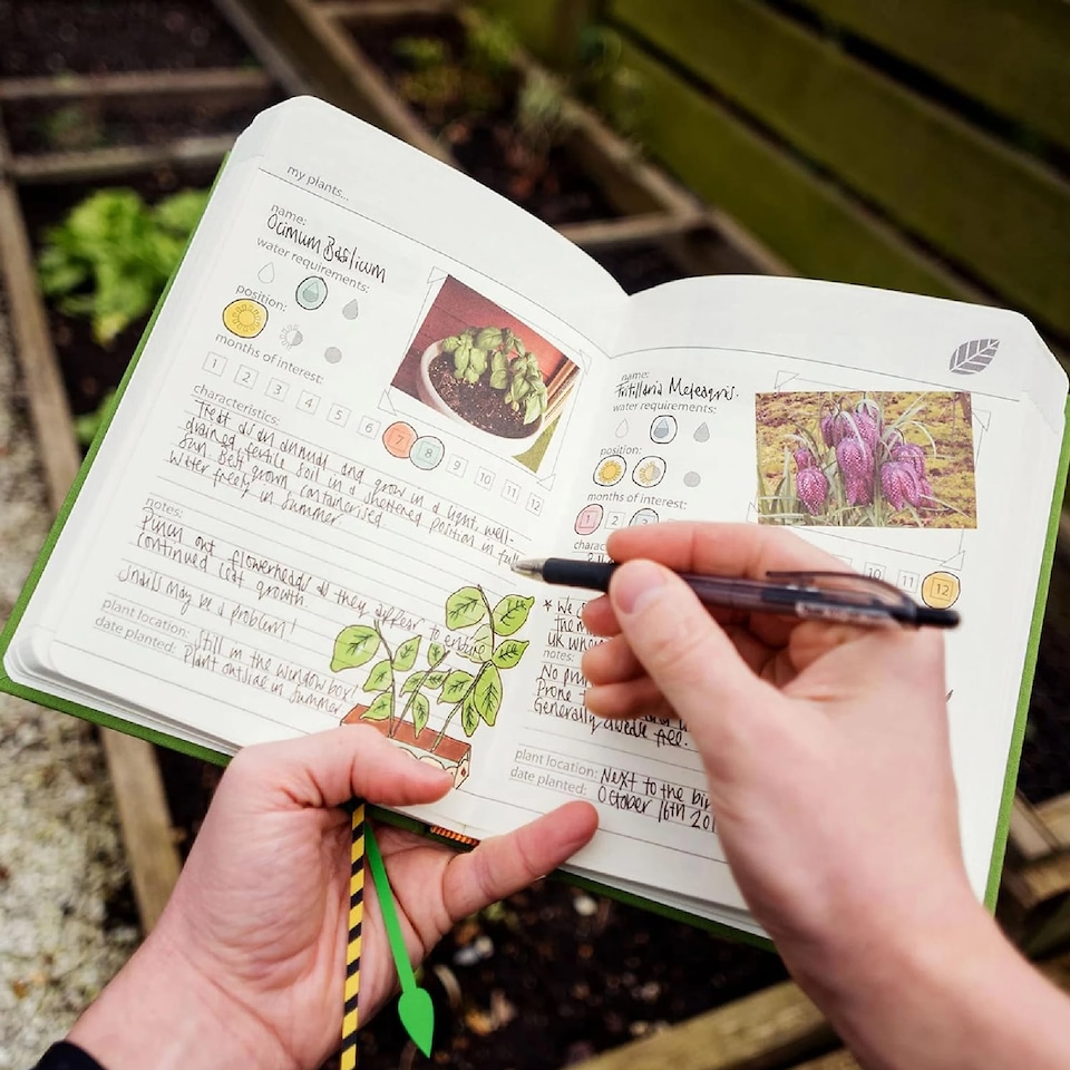 image 1 of Suck UK Garden Journal - Plant Diary & Planner Notebook