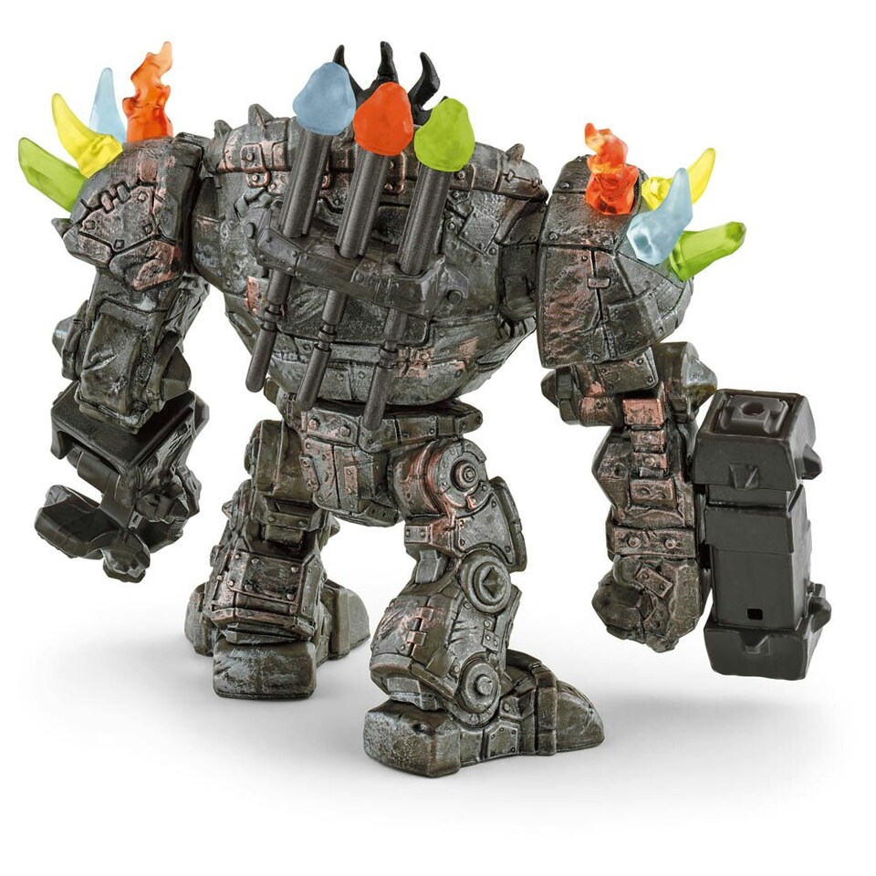 image 1 of SCHLEICH Eldrador Creatures Master Robot with Mini Creature Toy Figure