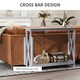 image 5 of HOMCOM Wooden Console Table Storage Drawer Shelf Entryway Grey | Grey