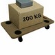 image 1 of 200kg Wheeled Platform Dolly Furniture Mover Transport Roller Trolley Castor