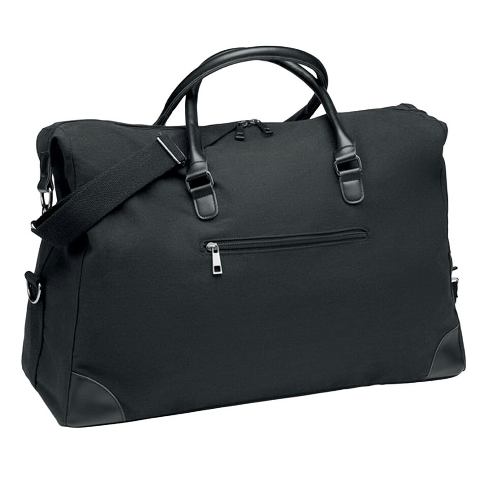 image 1 of MidOcean Monaco Canvas Weekend Bag - Black - One Size Black