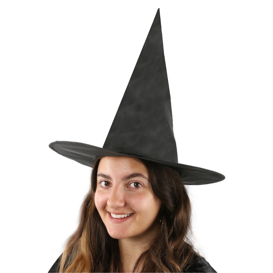 image 1 of Witch Accessory Set - 2 Pcs - Hat & Gloves | Black | One Size