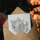 image 3 of Ernst Haeckel Art Card Whelk Sea Snail Shell Drawing