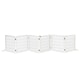 image 1 of PawHut Freestanding Pet Dog Gate 6 Panel Foldable Wooden Playpen