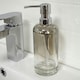 image 1 of Showerdrape Ombre Smoked Glass Liquid Soap Dispenser