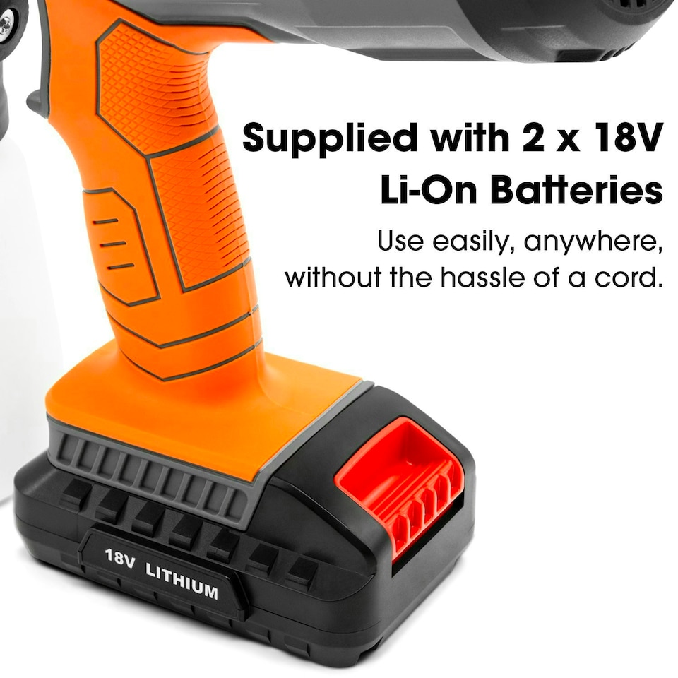 image 1 of Terratek 18V Cordless Electric Spray Gun Fence Sprayer (2 Batteries)