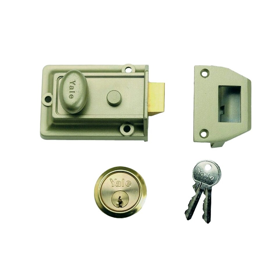 Yale Traditional Nightlatch - Gold - 60mm