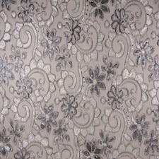 Silver Sequin Lace Fabric for Dressmaking, 125cm / 49" Wide - per metre