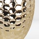 image 3 of First Choice Lighting Textured Ceramic Bedside Table Light with Pale Gold Plated Finish and Black Textured Cotton Fabric Shade Gold | Black