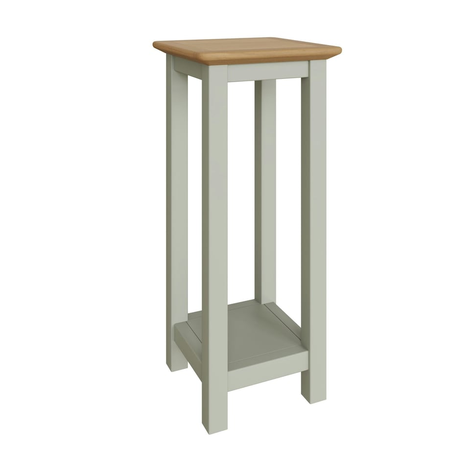 image 1 of Taberno Oak End Side Table Sage Green Green