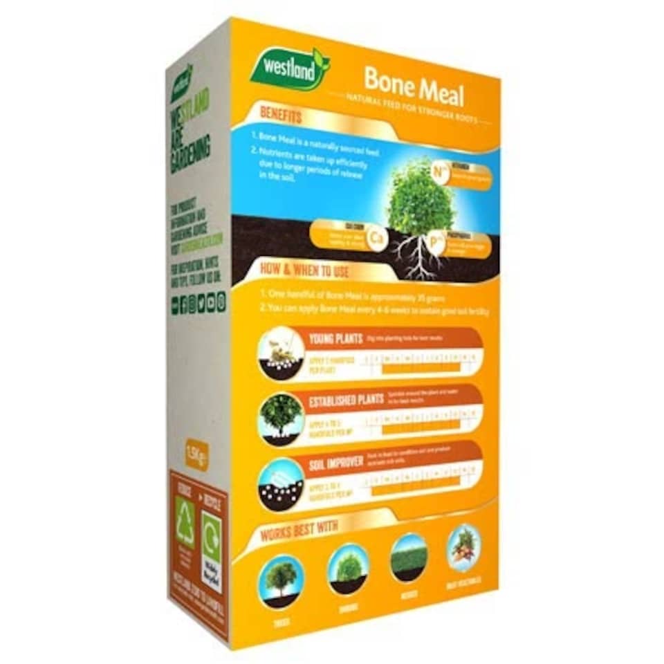 image 1 of Westland Bone Meal Plant Food NPK 4:20:0 Ready-to-Use | Multi | Box