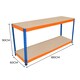 image 5 of S-Rax 2 Tier Workbench - 180cm x 60cm x 90cm Orange