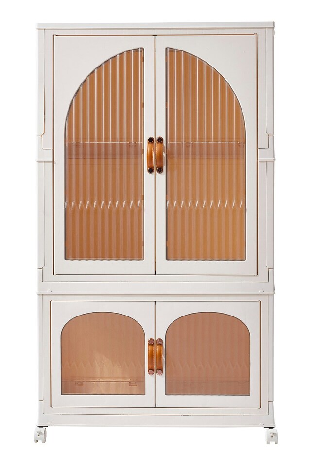 image 1 of Living and Home Foldable Wardrobe and Storage Box Organizer for Kids Room