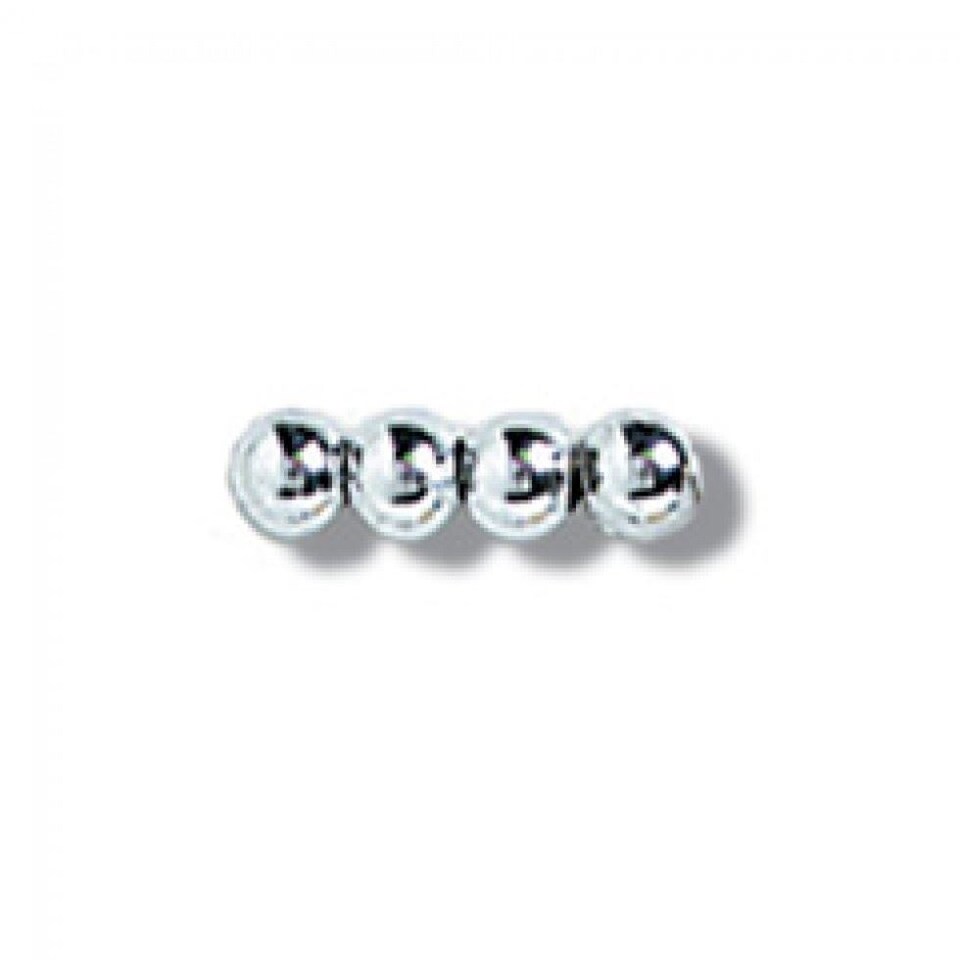 Trimits Silver Plated Beads Bulk Pack for Embroidery & Jewellery Making - per value pack of 3