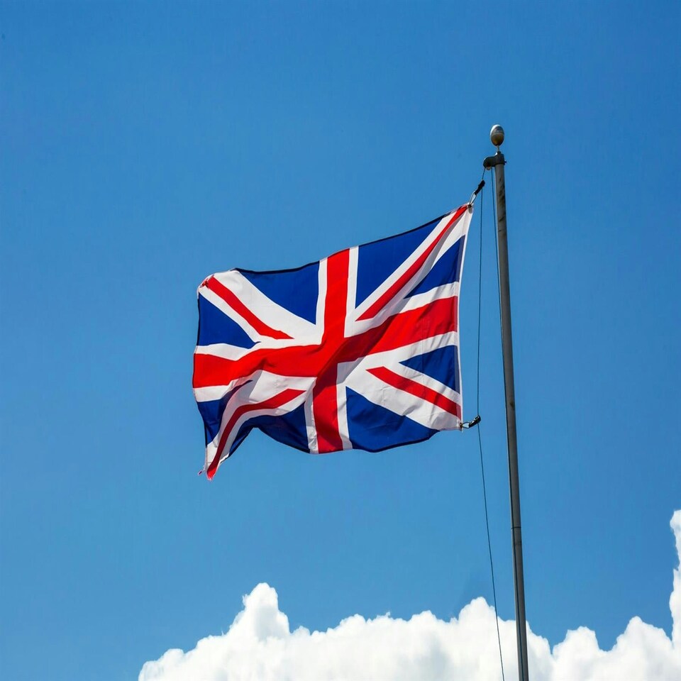 image 1 of 3Pcs Union Jack Flag - 5x3ft With Eyelets Multi