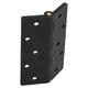 image 2 of Black Reinforced Nylon Plastic Hinge 67x102mm Italian Made Industrial Quality 2PK Black