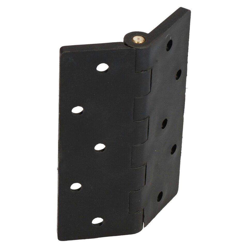 image 1 of Black Reinforced Nylon Plastic Hinge 67x102mm Italian Made Industrial Quality 2PK Black