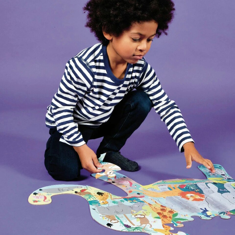 image 1 of Floss & Rock Jigsaw Puzzle 40 Piece - Jungle