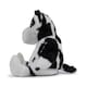 image 3 of Mumbles Zippie Cow Plush Toy - White/Black - 32cm