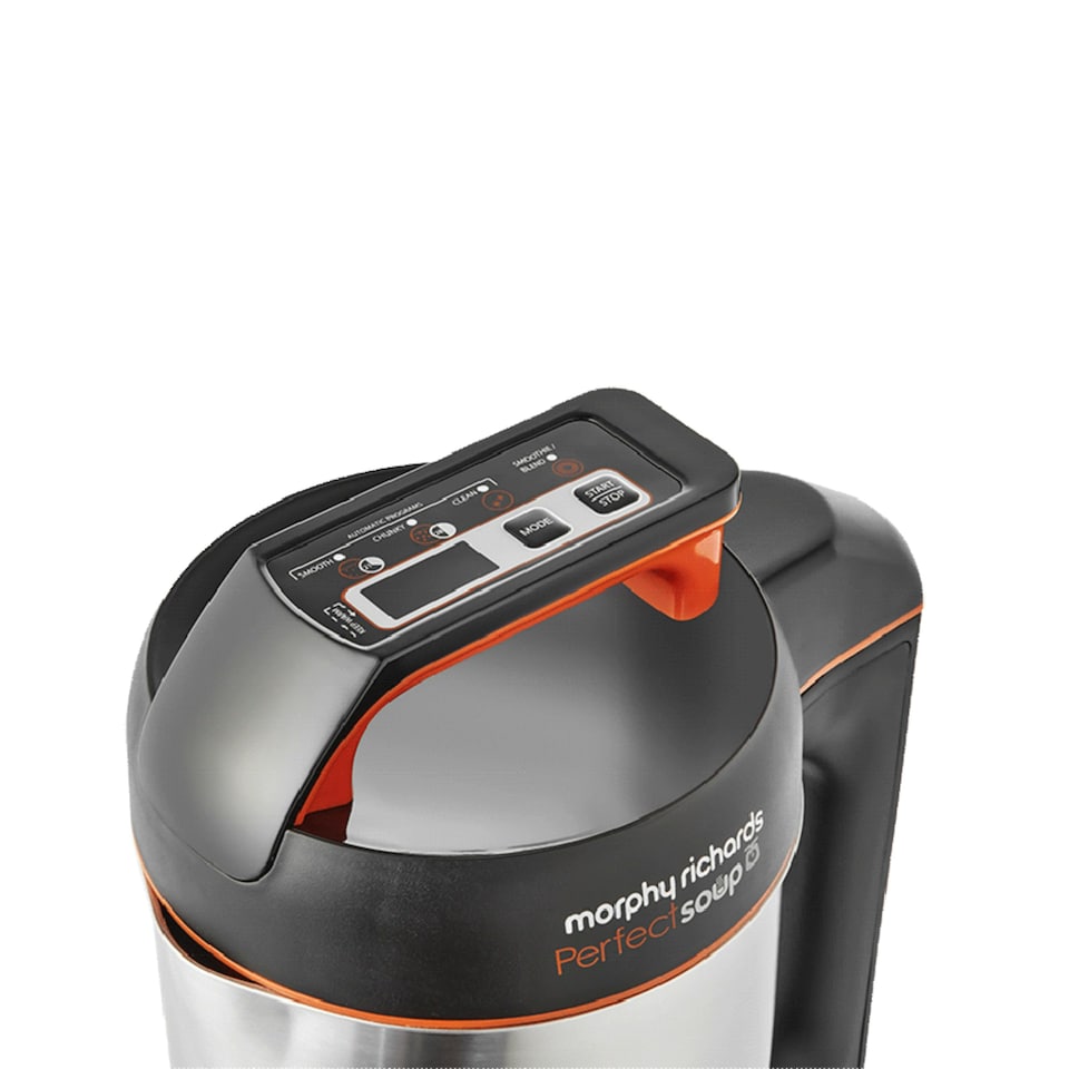 image 1 of Morphy Richards Perfect Soup Maker - Integrated Scales - 1.6L - Stainless Steel