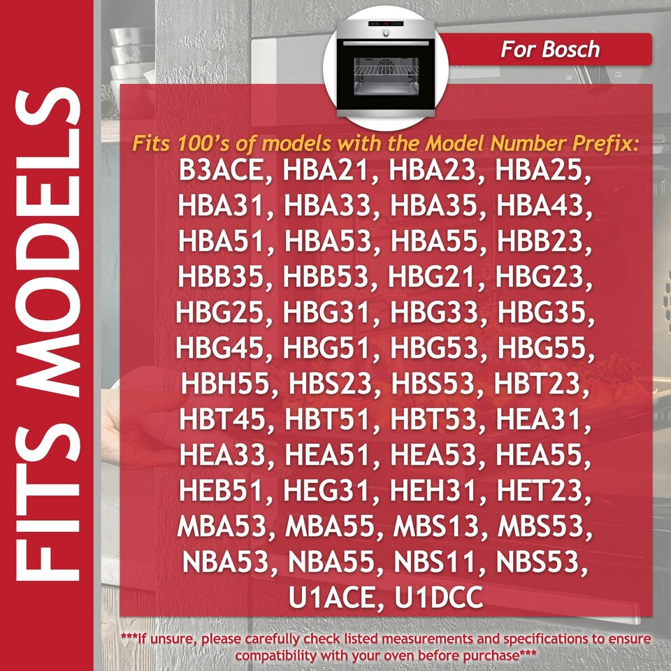 image 1 of SPARES2GO Dual Heating Element for Bosch for Neff for Siemens Top Grill Oven Cooker (2700W, 220V / 240V)