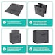image 5 of Foldable Storage Cubes Set of 6 Grey