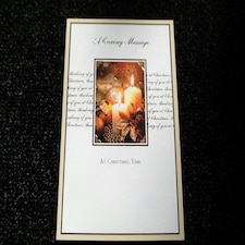 A Caring Message Christmas Card - Greeting Card By Wishing Well
