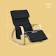 image 7 of HOMCOM Rocking Chair Recliner Armchair with Adjustable Footrest