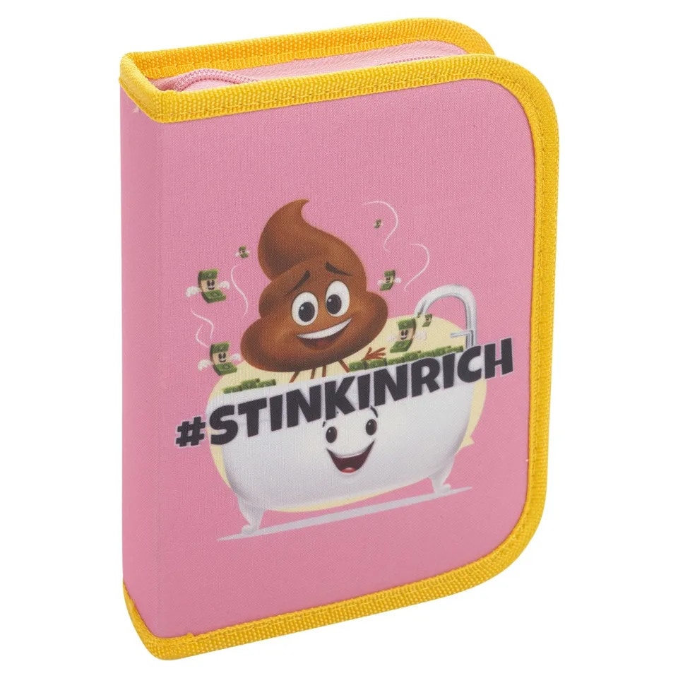 image 1 of 19-Pcs Filled Pencil Case School Stationery & Play Set | Multi | Emoji | 19