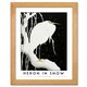 image 1 of Ohara Koson Heron In Snow Art Wood Framed Wall Art Print