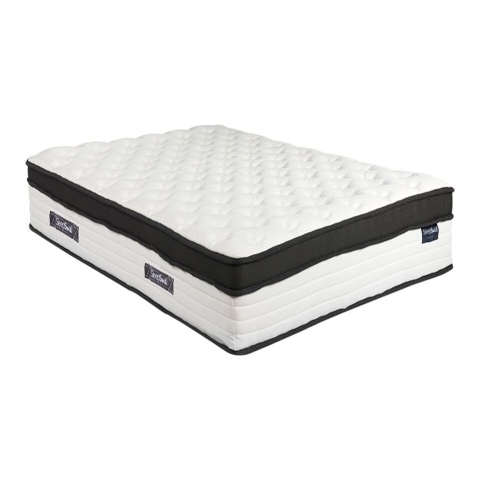 image 1 of SleepSoul Cloud 800 Pocket Memory Pillow Top Mattress White | Double