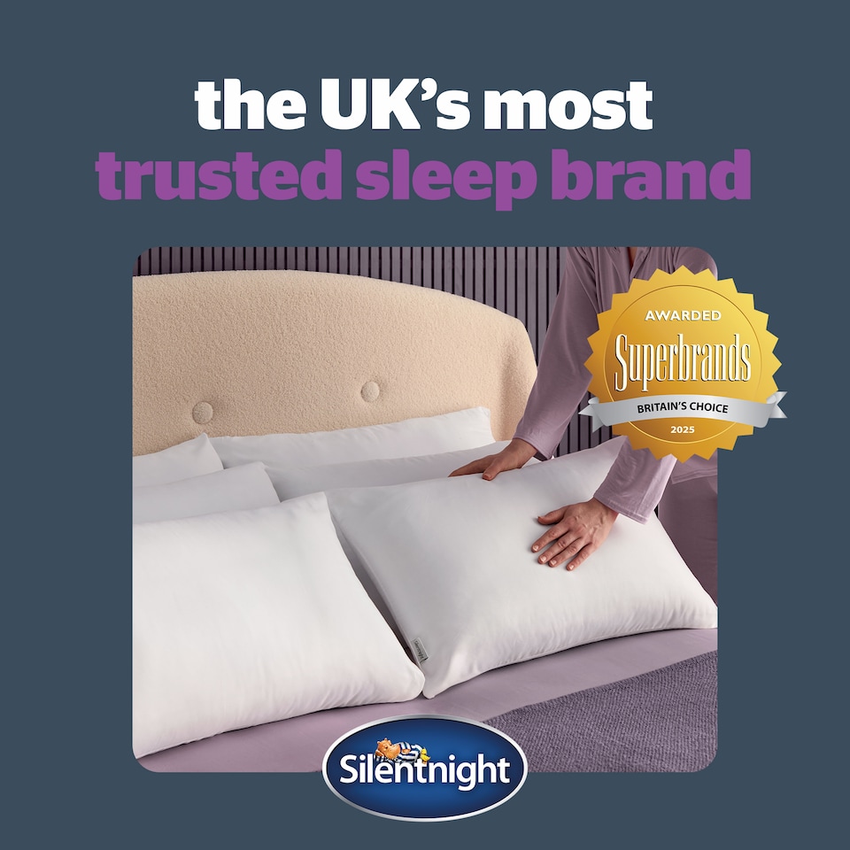 image 1 of Silentnight Deep Sleep Bed Pillows, Hypoallergenic, Medium Soft Support, 6 Pack