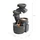 image 5 of Living and Home Outdoor Electric Water Fountain Rockery Decor with 2 Lights Multi