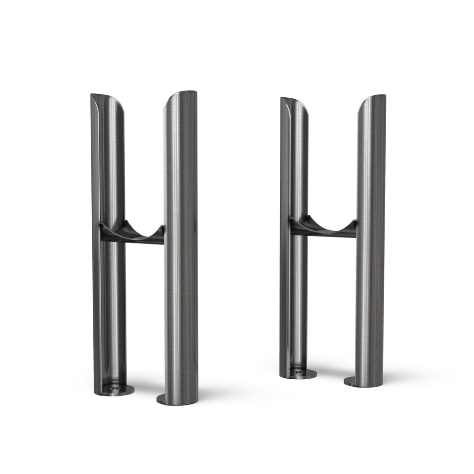 image 1 of Alpha - Raw Metal Column Radiator H600mm x W1164mm 2 Column - Feet Included