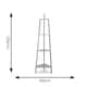 image 2 of ValueLights Hiru Painted Tripod Shelved Grey Floor Lamp Base Grey