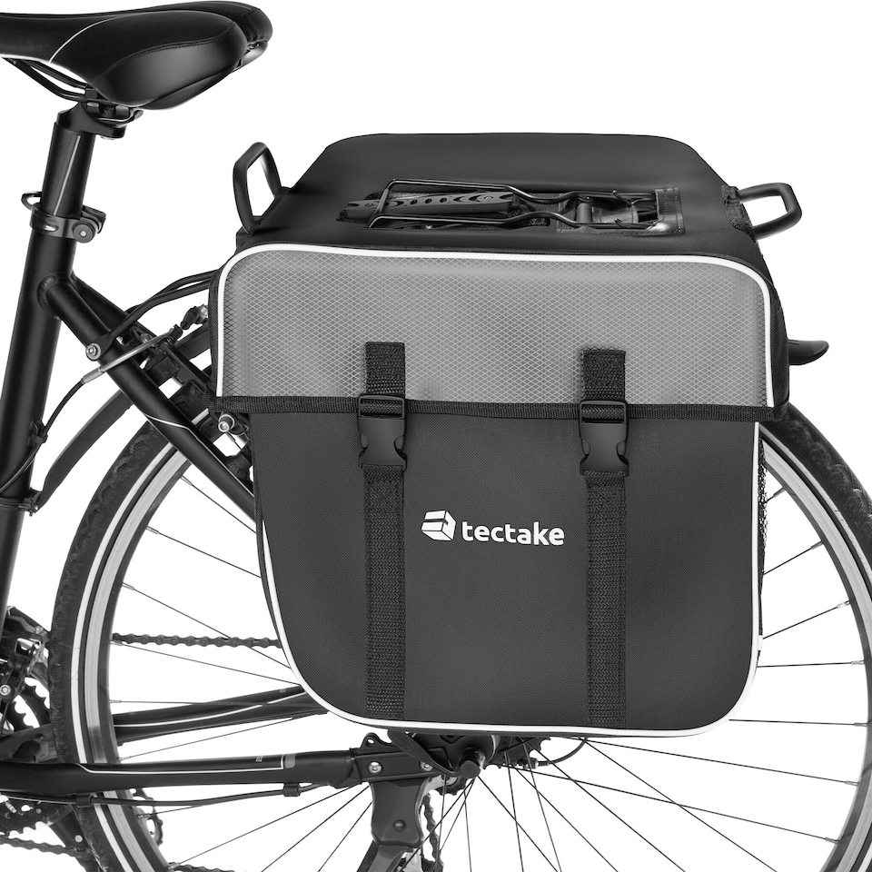 image 1 of Set bicycle bag Georg and frame bag, water-repellent | Black | black | 1.9 L | 1