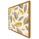 image 4 of Botanical gold and purple leaf (Picture Frame) Brown | S