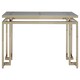 image 1 of Interiors by Premier Stylish Console Table, Ample Storage Console Table For Livingroom, Durable Hallway Table For Balcony Gold