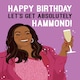 image 1 of Let's Get Absolutely Hammond! - Funny Alison Hammond Birthday Card
