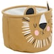 image 4 of 2 Pc Kids Animal Character Storage Baskets Toys Space Saving Organiser Hampers | Multi | One of Each