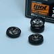 image 1 of BNDS Custom Wheel Parts Wheel and Tyre Set Black Chrome 1:64 MOT Hobby BC26404SBC