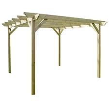 Garden Pergola - Wood - L240 x W480 x H270 cm - Light Green