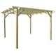 image 1 of Garden Pergola - Wood - L240 x W480 x H270 cm - Light Green
