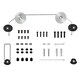 image 1 of VonHaus Picture Frame TV Wall Bracket for 37-75" Screens, 55kg Capacity