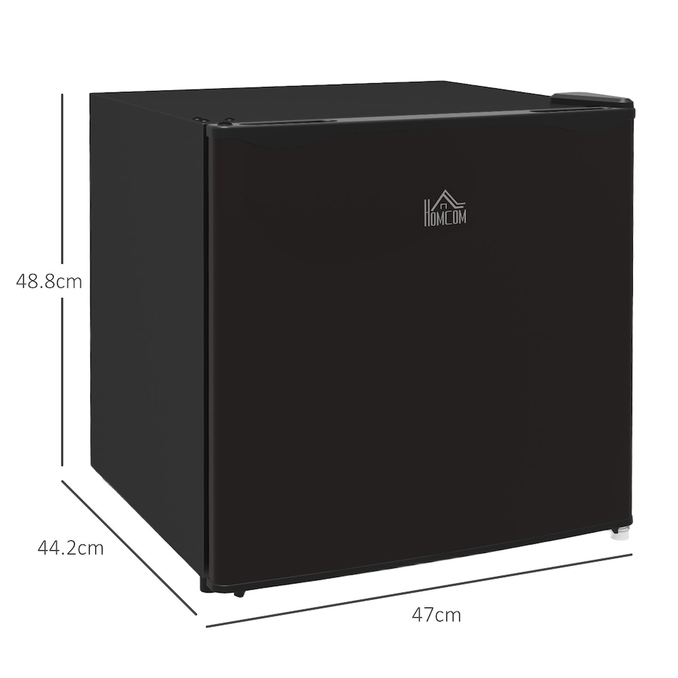 image 1 of HOMCOM 35L Tabletop Freezer with Adjustable Temperature Wire Shelf Black
