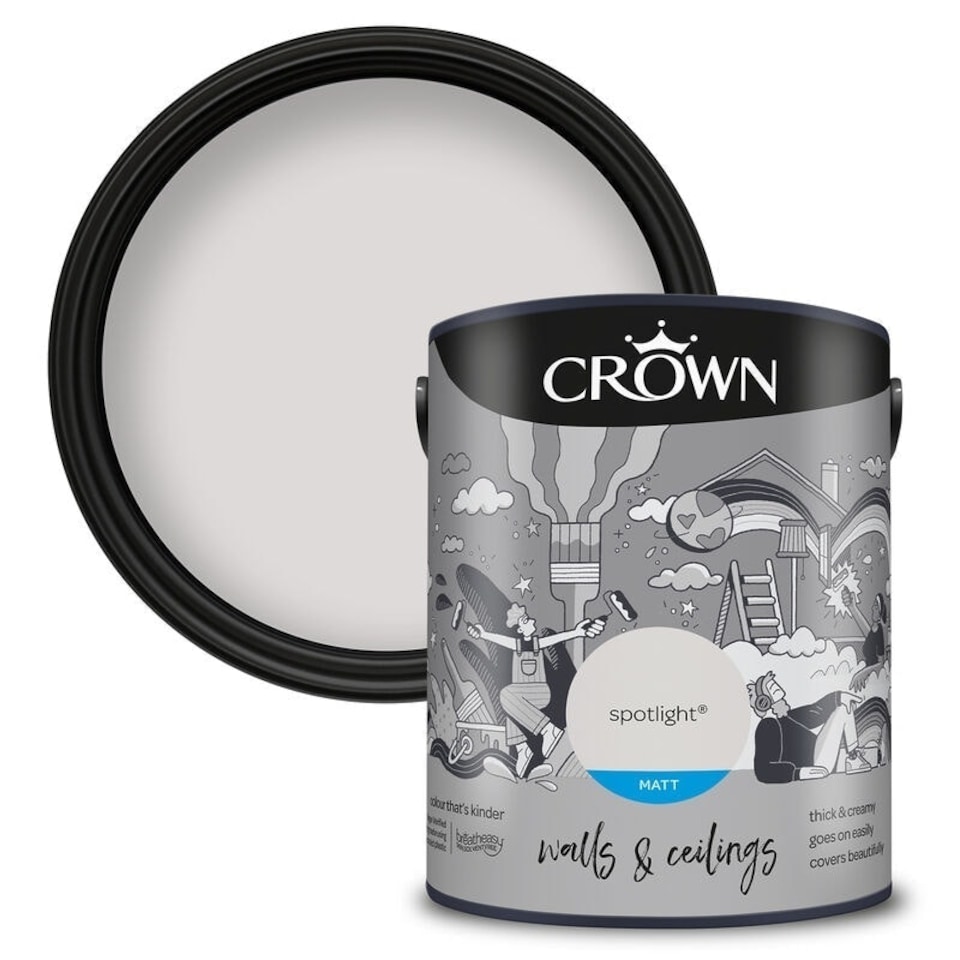image 1 of Crown Matt Emulsion Spotlight 5L
